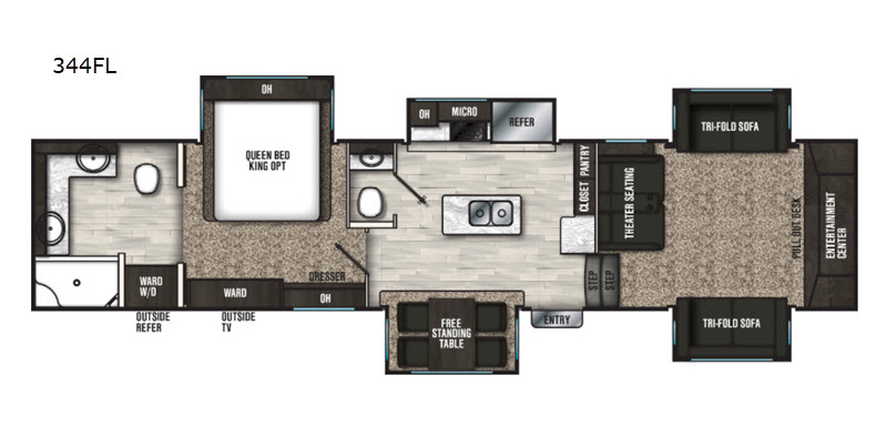 New 2020 Coachmen RV Brookstone 344FL Fifth Wheel at AC Nelsen RV