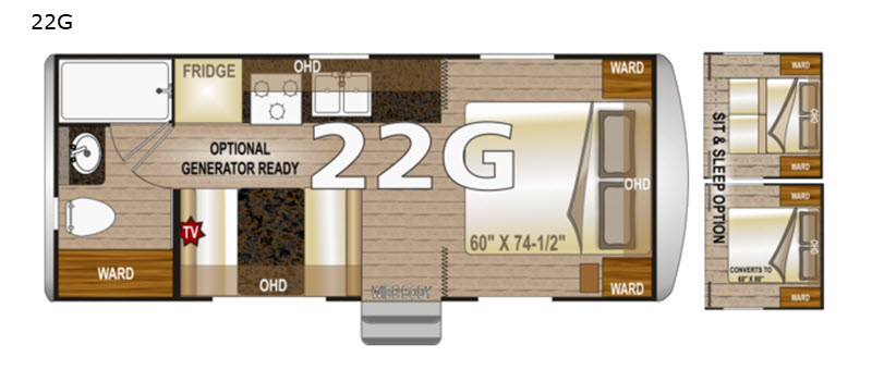 New 2020 Northwood Arctic Fox North Fork 22G Travel Trailer at Western