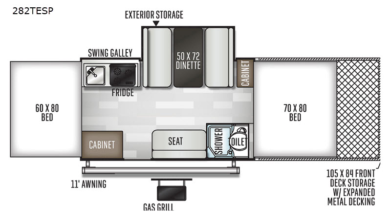 Used 2020 Forest River RV Rockwood Extreme Sports 282TESP