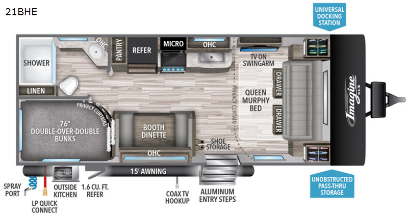 2021 Grand Design RV imagine 21bhe