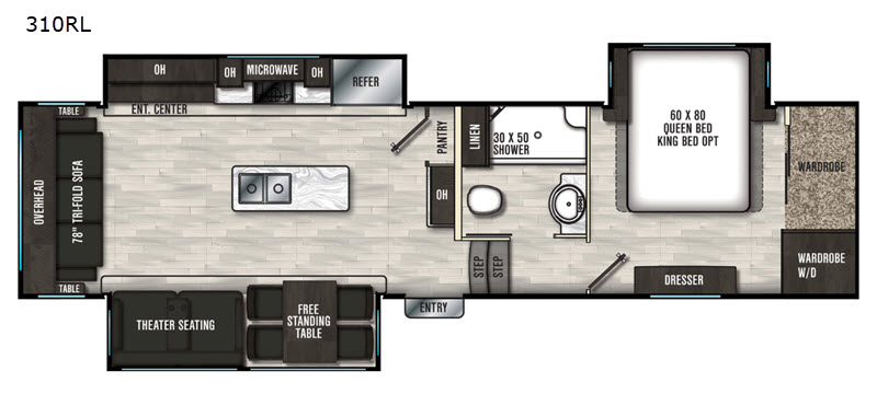 New 2021 Coachmen RV Brookstone 310RL Fifth Wheel at AC Nelsen RV