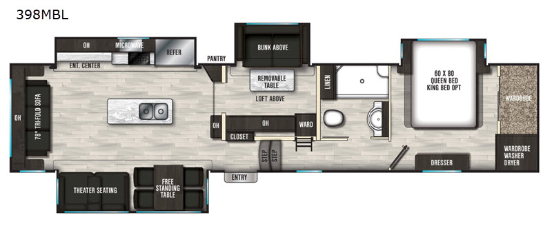 New 2021 Coachmen RV Brookstone 398MBL Fifth Wheel at Blue Compass