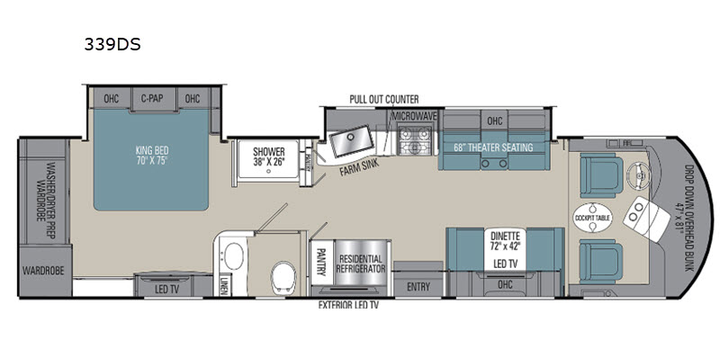 2021 Coachmen RV sportscoach 339ds