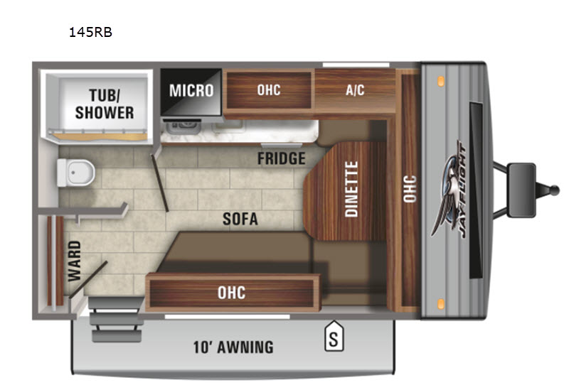 Used 2021 Jayco Jay Flight SLX 7 145RB Travel Trailer at Leach