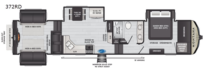 Trekwood RV Parts - HC Montana / 2021 / Appliances / Range / Range