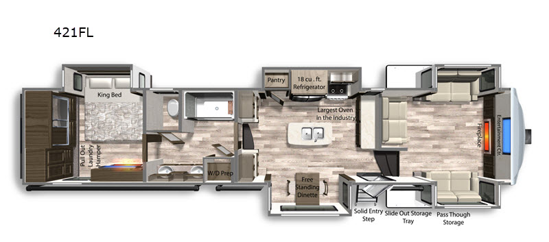 New 2021 Dutchmen RV Yukon 421FL Fifth Wheel at Blue Compass RV