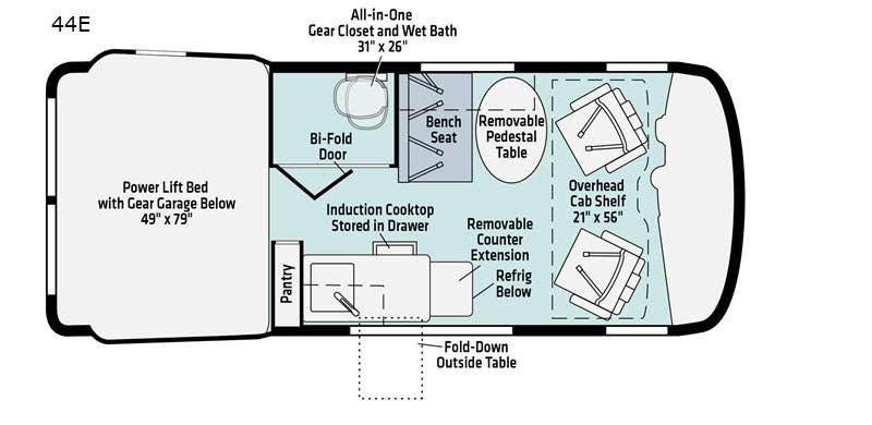 New 2023 Winnebago Revel 44E Motor Home Class B - Diesel at Campers Inn, Richmond Hill, GA