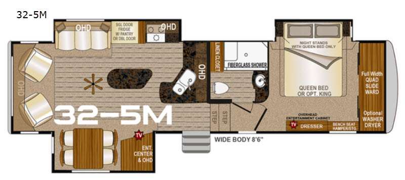 New 2022 Northwood Arctic Fox Grande Ronde 32-5M Fifth Wheel at