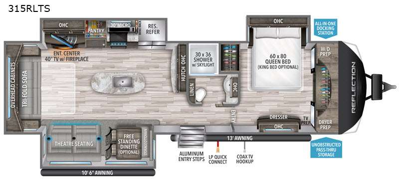 2021 Grand Design RV reflection 315rlts