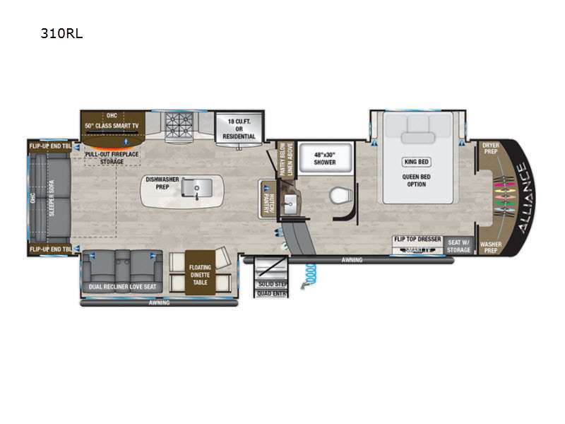 2022 Alliance Rv paradigm 310rl