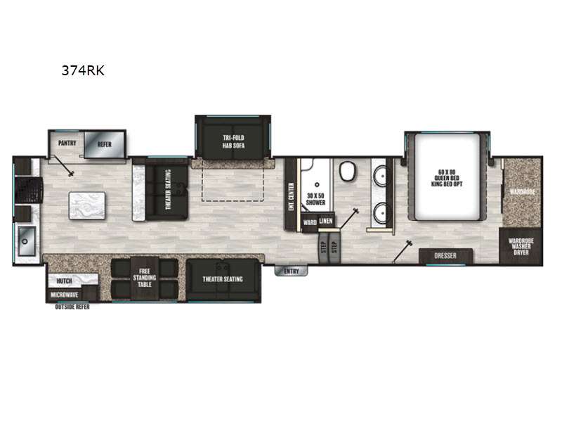 New 2022 Coachmen RV Brookstone 374RK Fifth Wheel at Ron Hoover RV