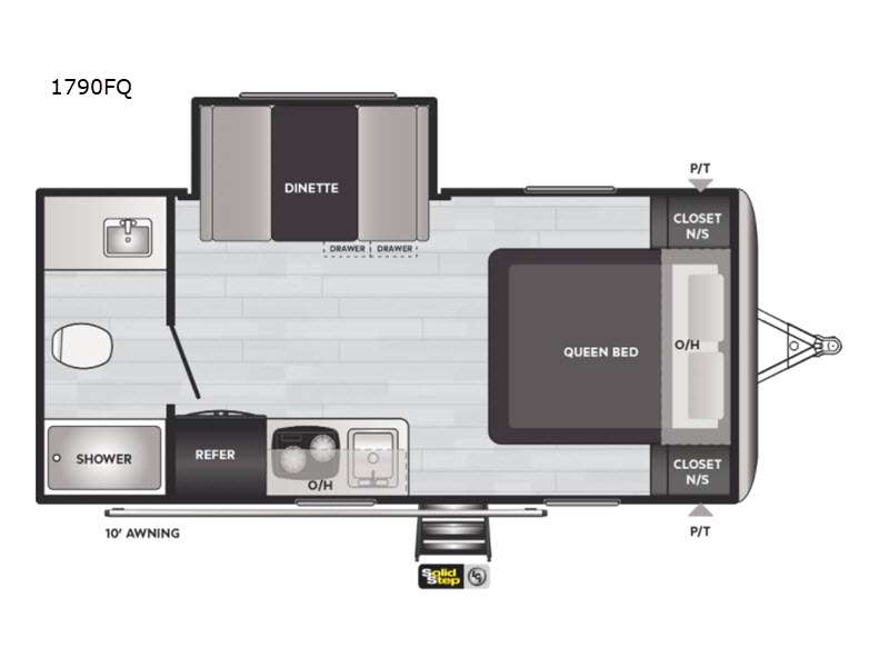 Used 2021 Keystone RV Springdale Mini 1790FQ Travel Trailer at