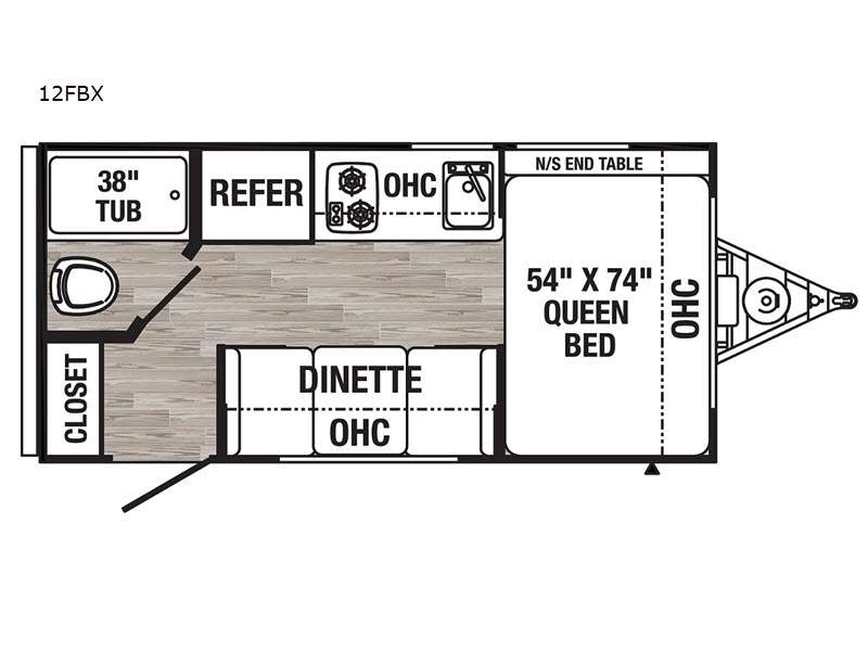 Used 2021 Palomino Puma Ultra Lite 12FBX Travel Trailer at