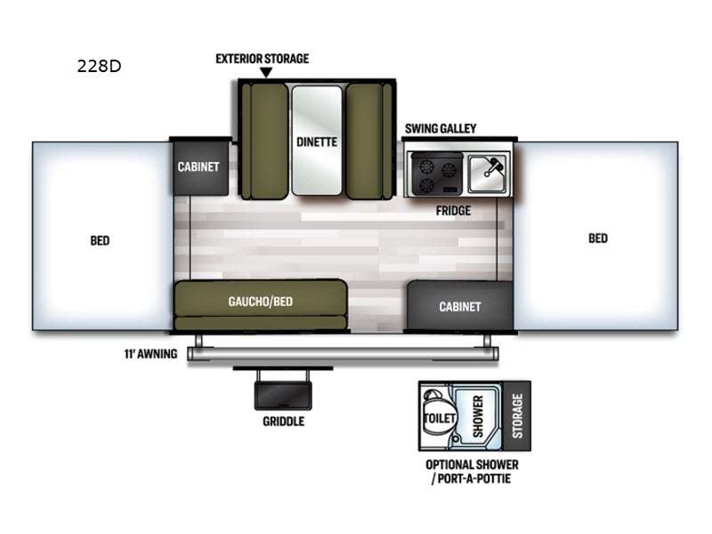 Flagstaff Storage Bed