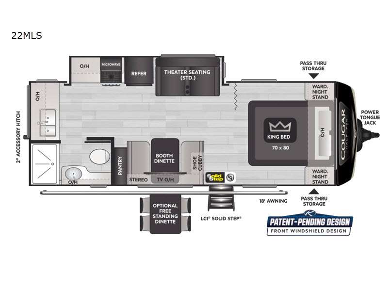 2022 Keystone RV cougar 22mls