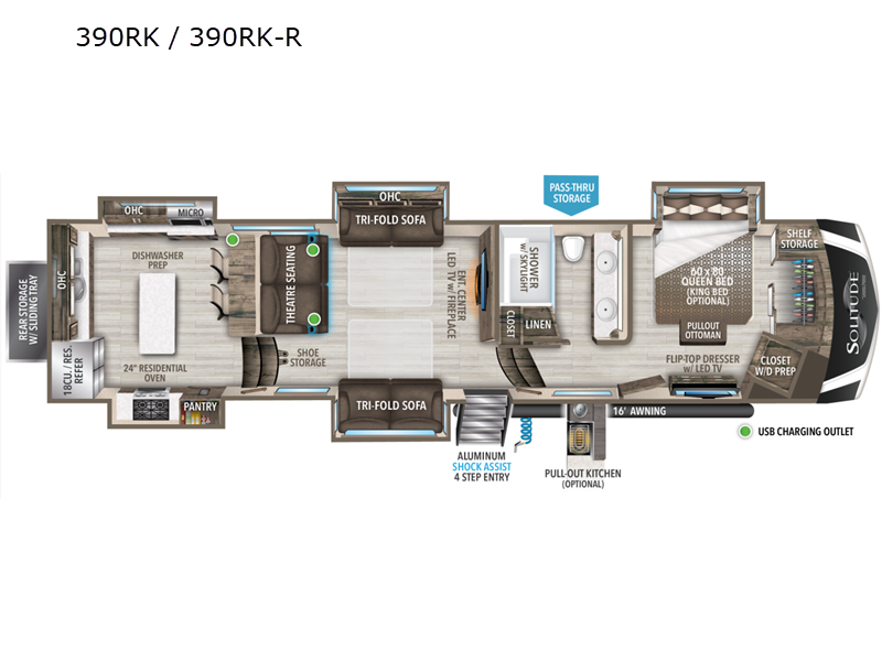 2022 Grand Design RV solitude 390rk