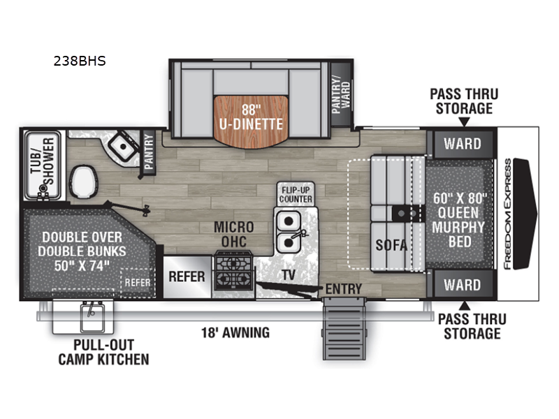 2022 Coachmen RV freedom express ultra lite