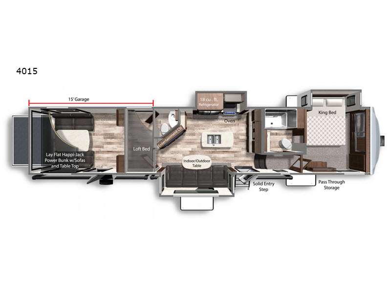 New 2022 Dutchmen RV Voltage 4015 Toy Hauler Fifth Wheel at