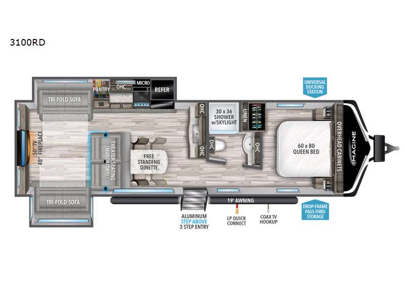 2022 Grand Design RV imagine 3100rd