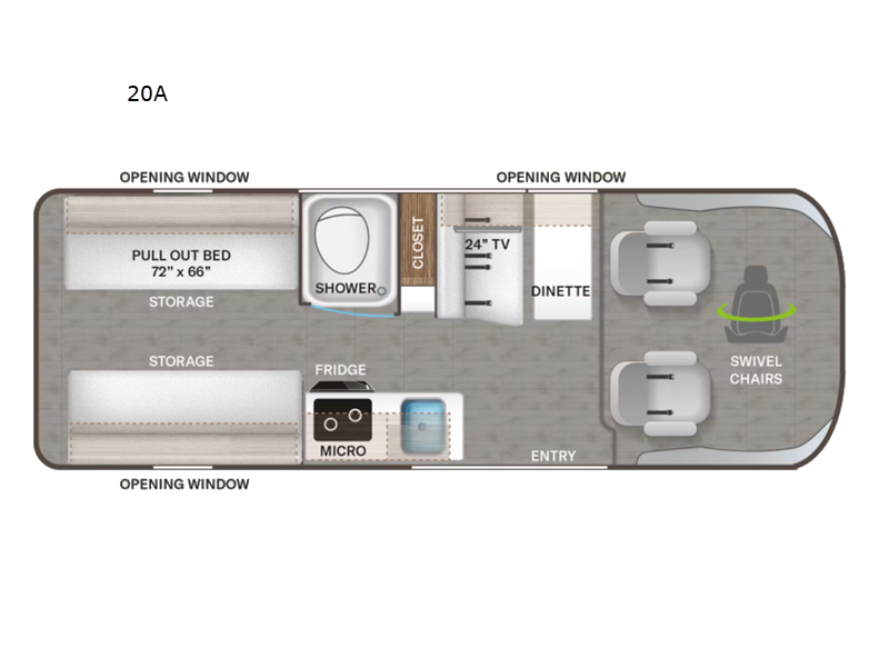 Used 2022 Thor Motor Coach Tellaro 20A Motor Home Class B At Van City ...