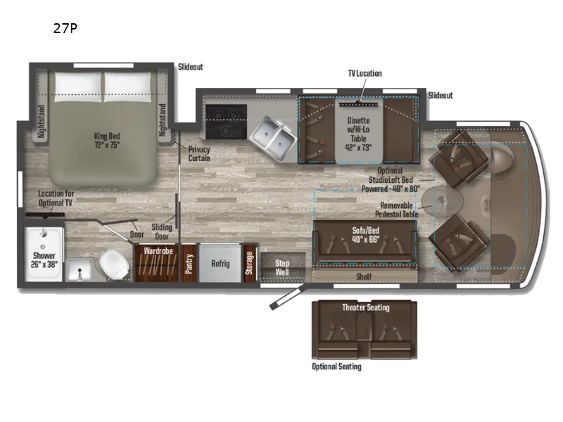 2022 Winnebago Vista 27P