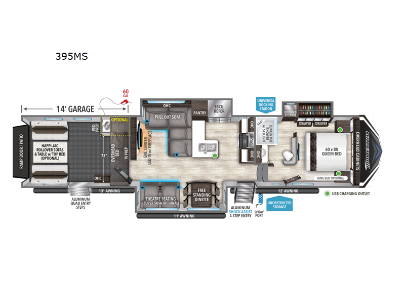 2024 Grand Design RV momentum 395ms