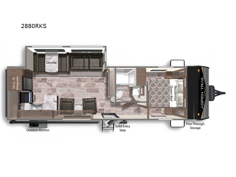 New 2024 Dutchmen RV Aspen Trail 2880RKS Travel Trailer at Optimum RV