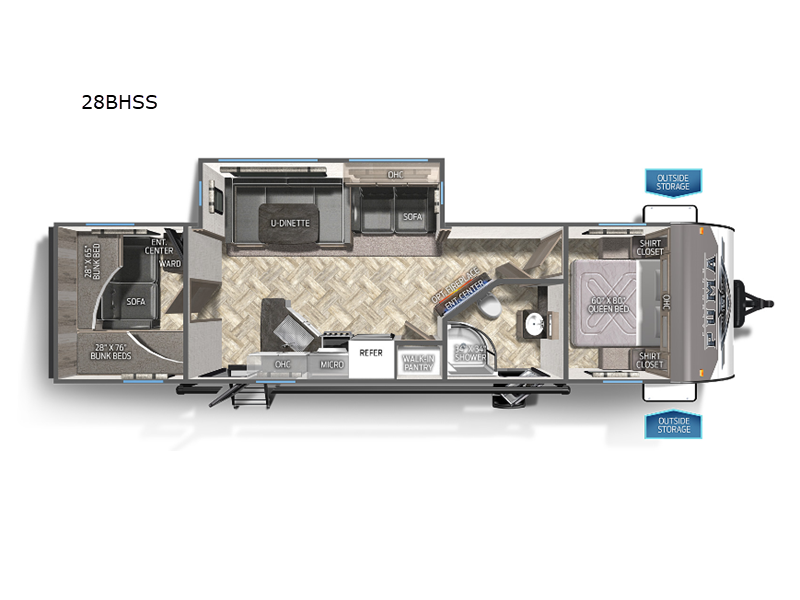 Palomino Puma 28BHSS Travel Trailer For Sale