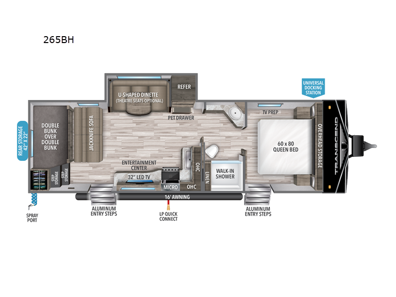 2023 Grand Design RV transcend 265bh