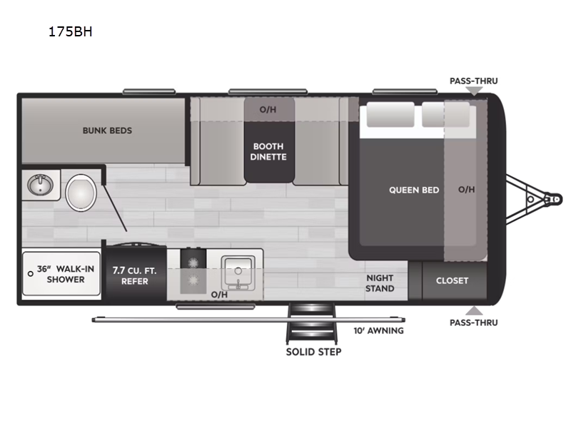 New 2023 Keystone RV Hideout Single Axle 175BH Travel Trailer at Holman ...