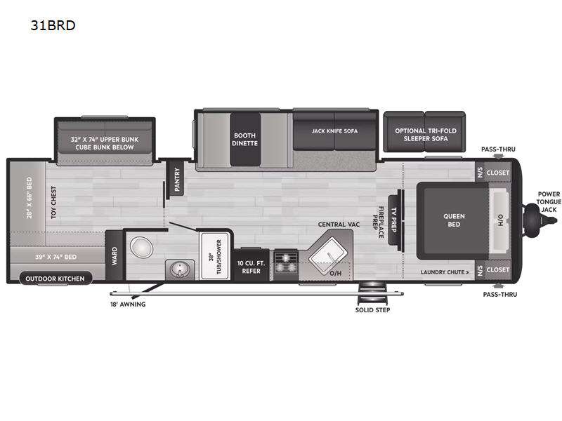 2024 Keystone RV hideout 31brd