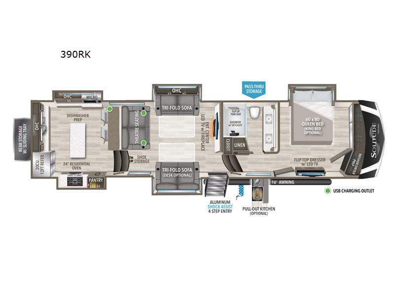 2023 Grand Design RV solitude 390rk