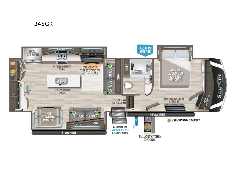 2023 Grand Design RV solitude 345gk