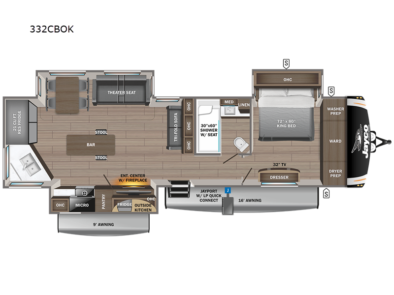 Jayco Eagle 332CBOK Travel Trailer For Sale