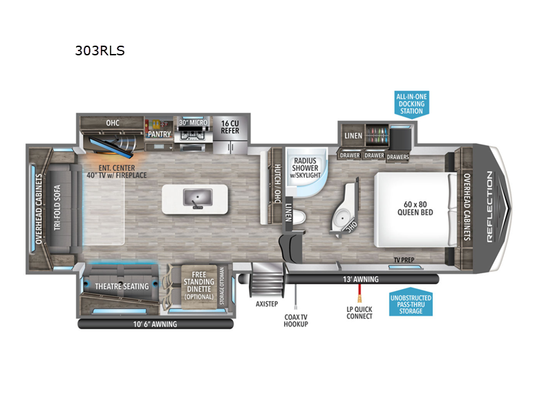 2023 Grand Design RV reflection 303rls