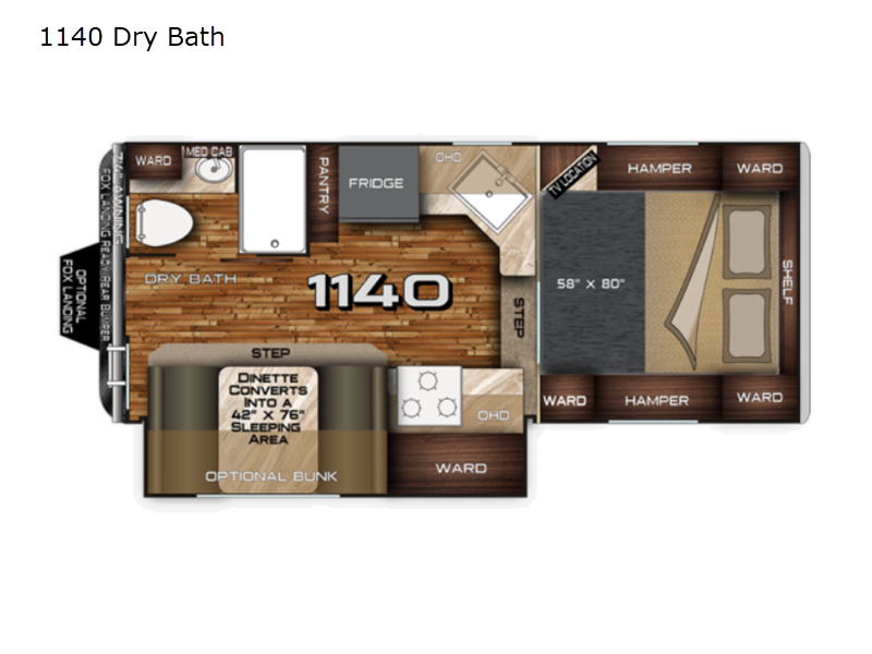 Northwood Arctic Fox Camper 1140 Dry Bath Truck Camper For Sale