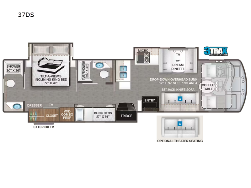 Experience the Freedom of the Open Road with the Thor Motor Coach Challenger 37DS