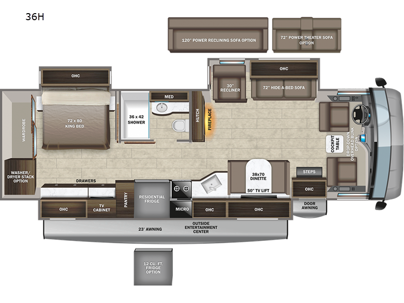 Emblem 36H  Motor Home Class A