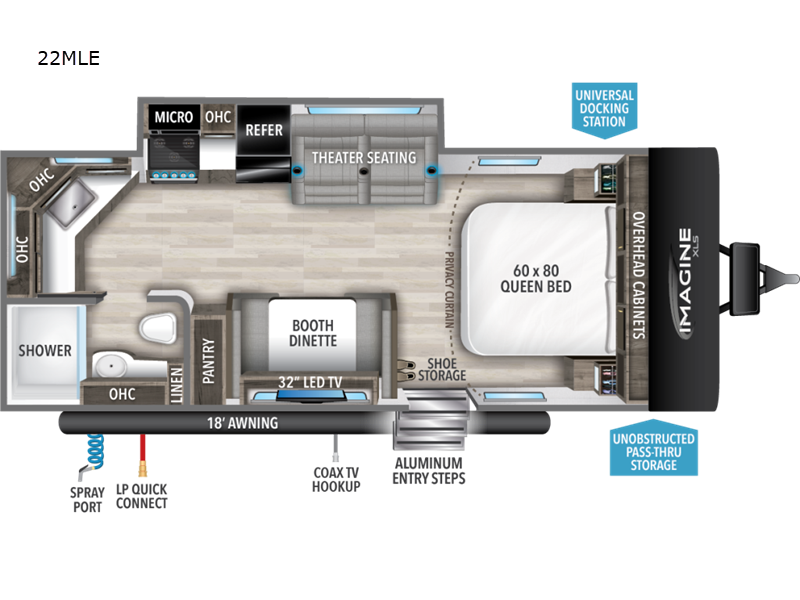 2024 Grand Design RV imagine 22mle