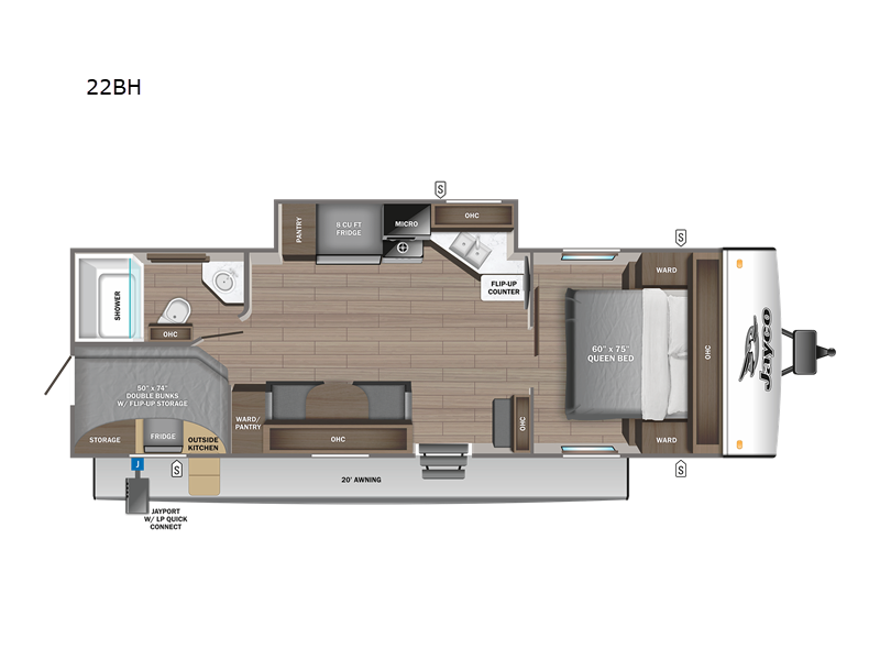 2024 Jayco jay feather 22bh