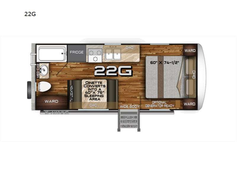 Northwood Arctic Fox North Fork 22G Travel Trailer For Sale