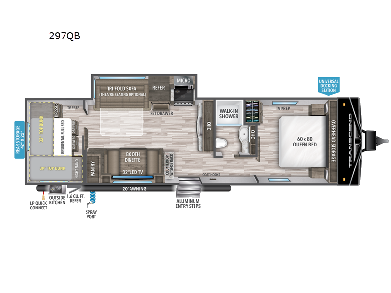 2024 Grand Design RV transcend 297qb