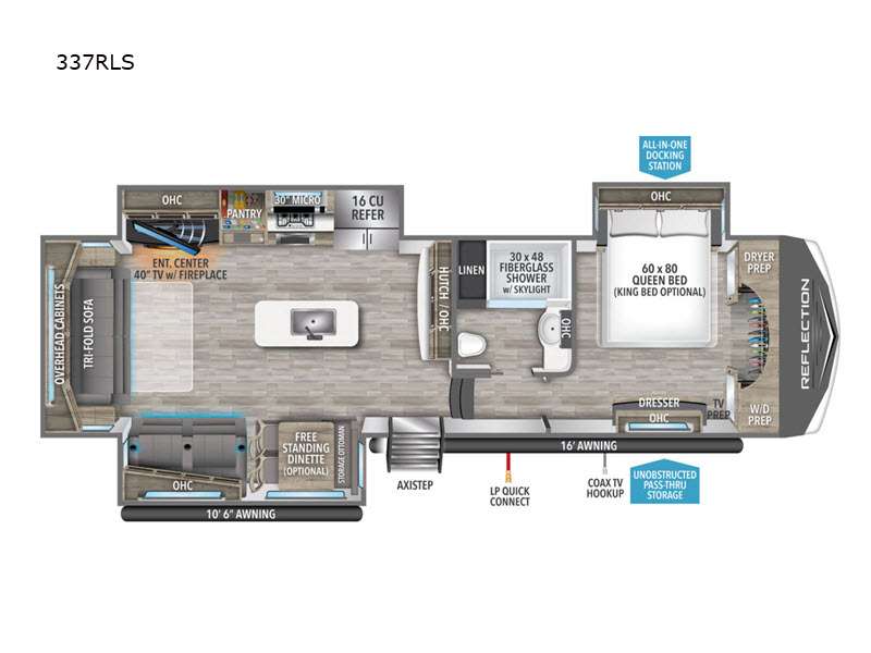 2024 Grand Design RV reflection 337rls