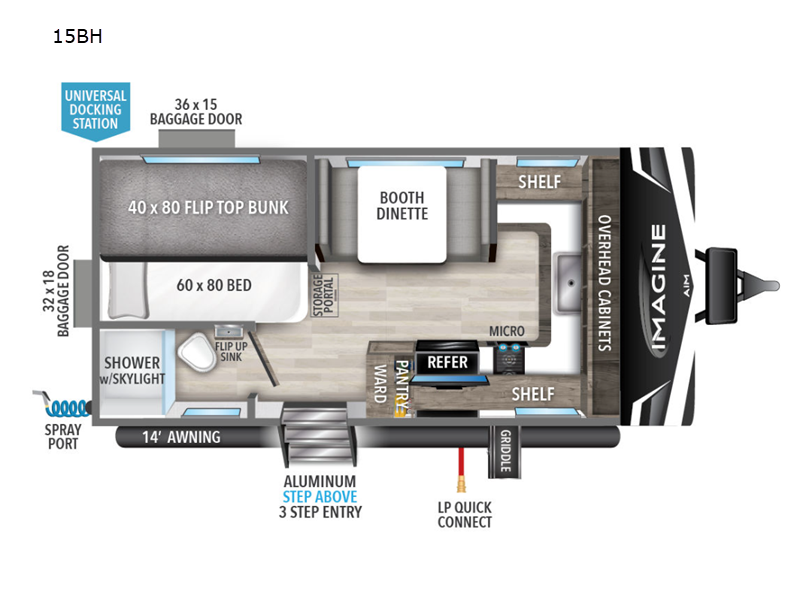 2023 Grand Design RV 15bh