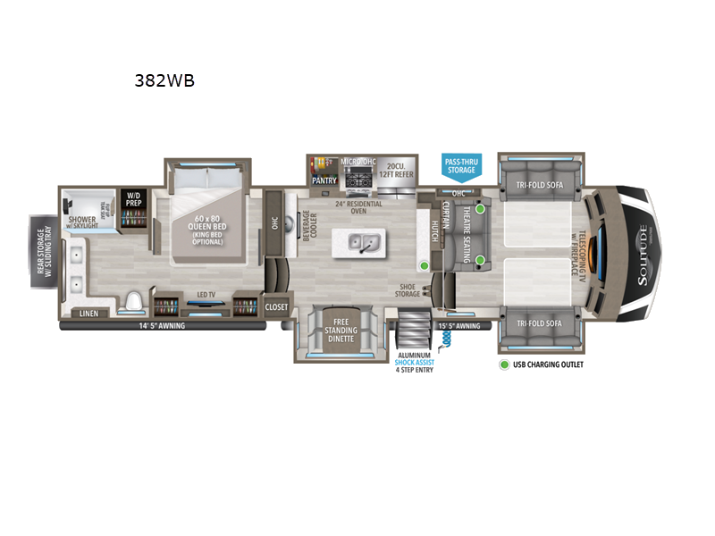 2024 Grand Design RV solitude 382wb