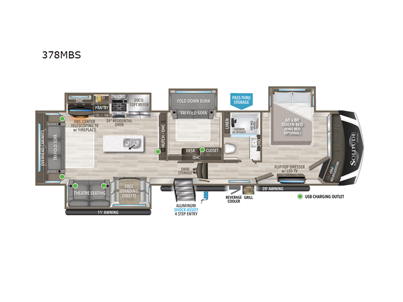 2024 Grand Design RV solitude 378mbs