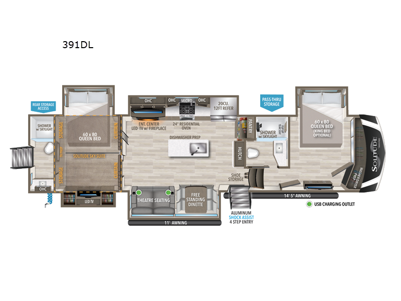 2024 Grand Design RV 391dl