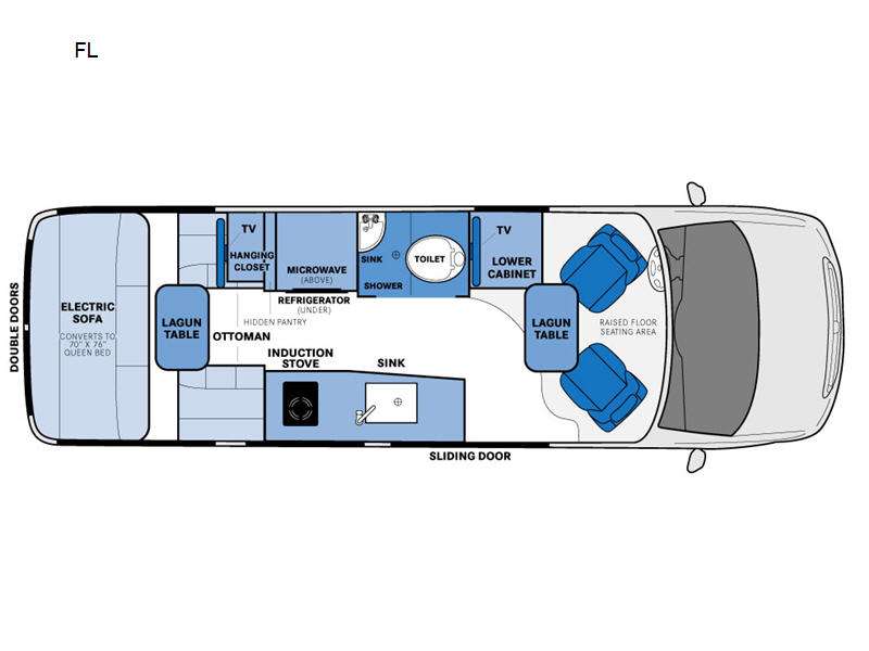 New 2024 Pleasure-Way Plateau FL Motor Home Class B - Diesel at ...