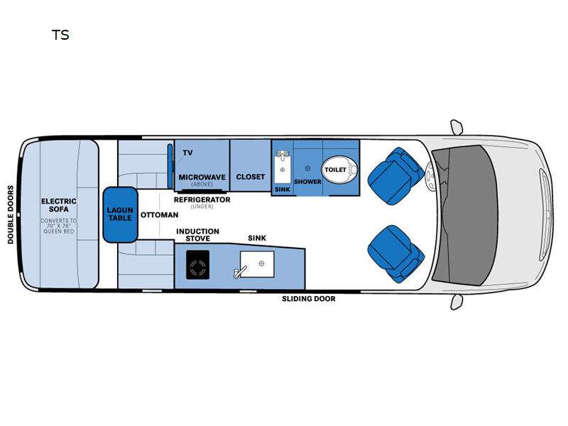 New 2024 Pleasure-Way Plateau TS Motor Home Class B - Diesel at Johnson ...