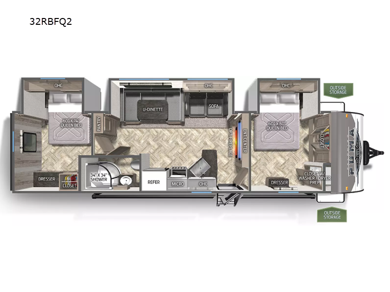 Explore the Best Travel Trailers with 2 Queen Beds: A Comprehensive Guide